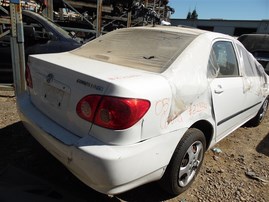 2005 Toyota Corolla White 1.8L AT #Z22934